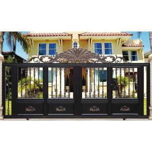 Park-Auto-Aluminiumhof-Tür