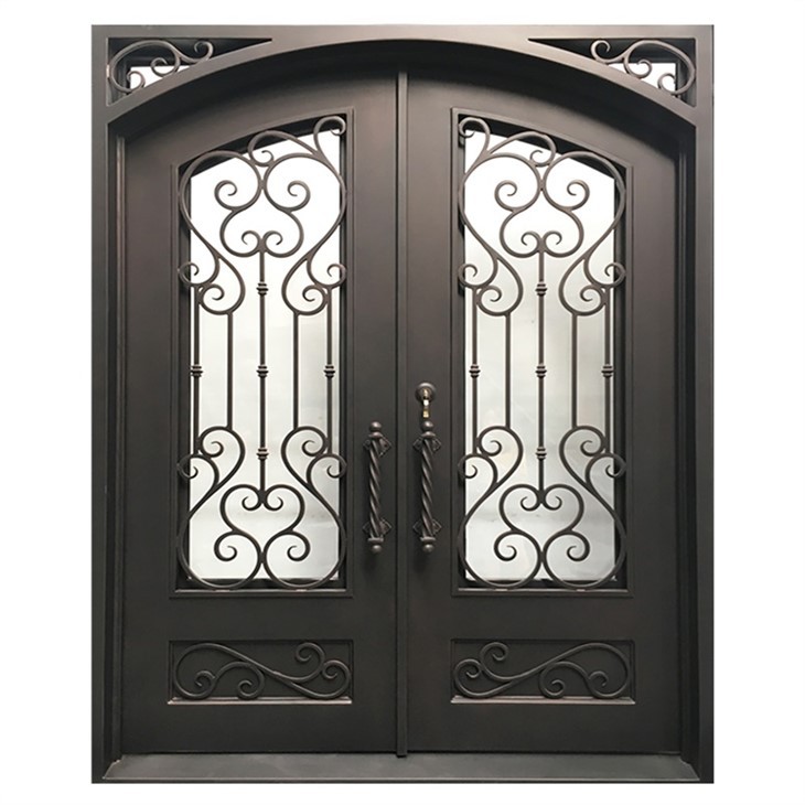 Iron Glass Front Door