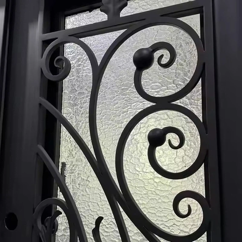 Wrought Double Iron Front Doors